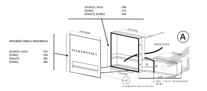 Wideodomofon Vidos S14D-SKP skrzynka na listy z szyfratorem
